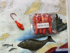 pilker set Norwegen 10 Dorsch Bomben 70g 7/0 Haken VMC