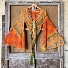 Indisches Vintage Seiden Sari
