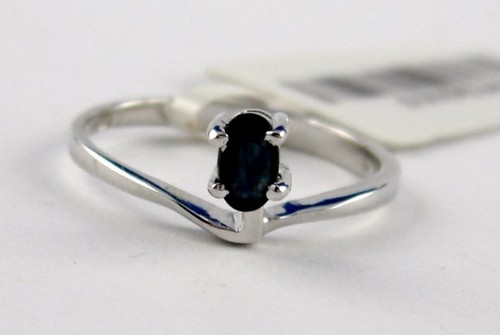 L21 saphir ring oval - saphir, schliff