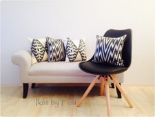 Ikat Seidenkissen | Kissenbezug | Seide Dekokissen | pillow silk Orientalisch