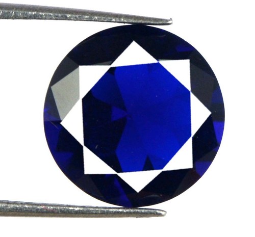 Natürlich rund blau - blau, tansanit