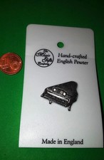 Piano, Anstecker, Pin, neu, handgefertigt