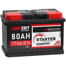 Autobatterie 80Ah 12V Auto