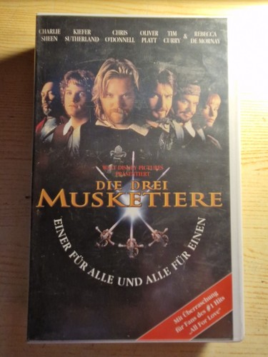 Vhs alexandre dumas die drei - dumas,