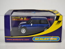 Scalextric C2805 Mini Cooper Road Car - Blu Slot-Car 1:32 in OVP