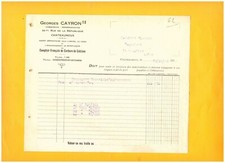 CHATEAUROUX (36) COMPTOIR de CALCIUM CARBURE "Georges CAYRON" im Jahr 1925