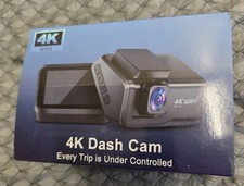 Videorecorder AUTO DVR. 4K. FULL HD. Vorne und hinten.