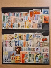 China ab ALT Viel Sondermarken dicht gesteckt 2 Steckkarten Briefmarken Sammlung