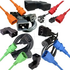 C14 C13 C19 C20 Strom Kabel Verlängerung Anschluss An Kaltgerätekabel ⚫️🔴🟡🟢🔵