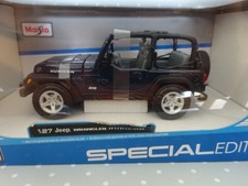 Jeep Wrangler Rubicon dunkelblau 1/27 Modelauto *NEU*  ca. 14cm