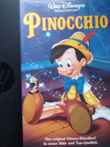 Disney video vhs pinocchio - video,