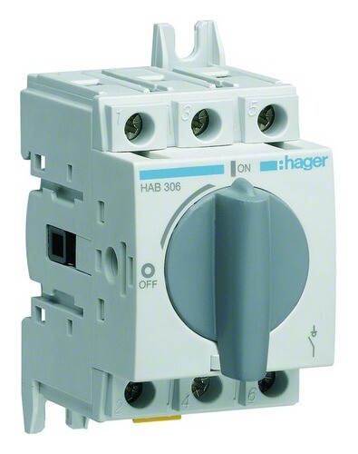 Hager hauptschalter 63a - hauptschalter, 3p