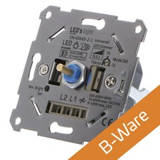 B-Ware Proventa Universaldimmer 3-150 W LED/10-400 W Halogen Bauhöhe 22 mm 
