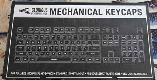 Glorious keycaps schwarz - glorious, (schwarz
