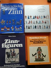 KONVOLUT Zinnfiguren Spezialliteratur 4 Bildbände