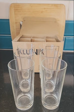6 Ikea Klunk hohe Gläser Becher neu verpackt eingestellt 30cl