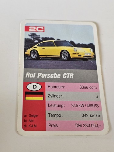 Porsche ruf ctr - ruf,
