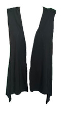Damen Weste Schwarz ärmellos