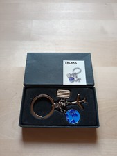 Schlüsselanhänger mit 3 Reise-Anhängern (Flugzeug,Koffer,Weltkugel) - Troika