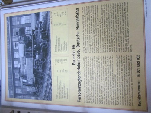 Dampflok typenblatt - dampflok,