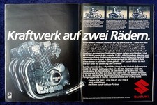 Suzuki Katana GSX 1100 S, GSX 1100 ES, GSX 1100 E originale Werbung aus 1984