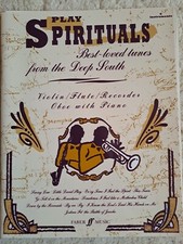 Noten, Spirituals für Violine, Flöte, Oboe, Klavier / neuwertig