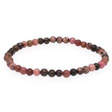 Rhodonit Mini-Kugelarmband 4mm