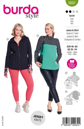 Schnittmuster shirt mit kapuze - schnittmuster,
