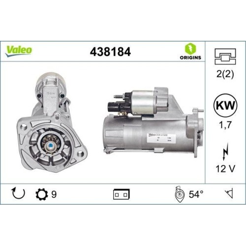 Starter valeo 438184 - 438184,