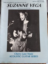 SUZANNE VEGA - THE AUTHENTIC GUITAR STYLE OF... TAB + VOCAL - CLMC - GC - RARE!