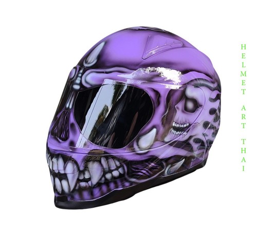 Custom airbrush motorradhelm - custom,