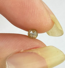 Grau Natürlicher Diamant Rund Rose Schnitt 0.17TCW 3.3 MM - HD Video