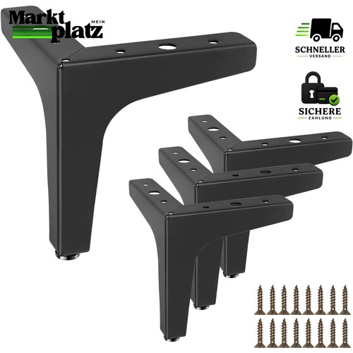 Möbelfüße 10cm dreieck - möbelfüße,