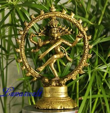 Shiva nataraja figur - figur, messing
