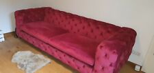 Sofa 24home, 237x73x97, wie neu, Farbe Weinrot, Selbstabholung.