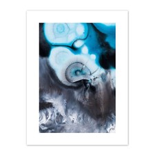 Abstrakte Wirbelfarbe Blau