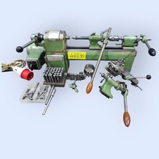 Lorch mini Präzisions Drehbank Uhrmacherdrehbank Drehmaschine mit Zubehör 44236