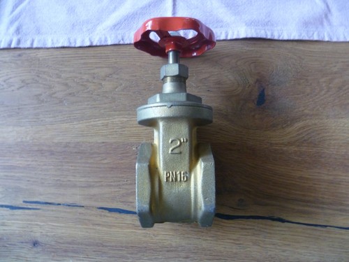 Messing muffenschieber pn - messing, 2"pn