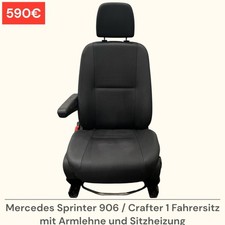 Mercedes Sprinter 906 Crafter 1 Fahrersitz Armlehne Sitz Sitzheizung Kunstleder