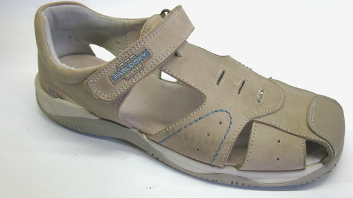 Pablosky beige leather boy - beige,