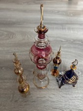 5x Parfümflasche  - alt Antik