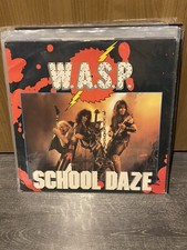 W.A.S.P " SCHOOL DAZE " LP VINYL RARE 84 " CAPITOL RECORDS SLAYER METALLICA ...