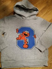 H&M Hoody Kapuzenpullover Sesamstrasse Krümelmonster Grau