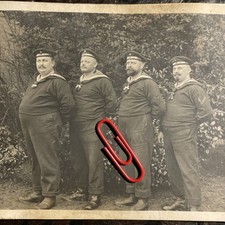 Kaiserliche Marine Matrose Division Soldat 14x9 Original Feldpost Postkarte 1.WK