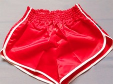 VINTAGE 80er 80s ERIMA Glanz Nylon SPRINTER Shorts D3 XS Shiny Glanzshorts TOP
