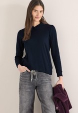 Cecil hoodie in rippstruktur - cecil,