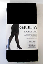 Giulia Molly 200 Cotton Strumpfhose Komfortgröße Größe 3 XL 50-52 Farbe Schwarz
