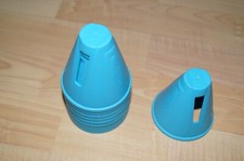 Hütchen Slalom Pylonen Markierung Kegel Set 10 Stück