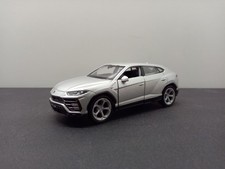 Welly Lamborghini Urus silber Modellauto mit Rückzugmotor 
