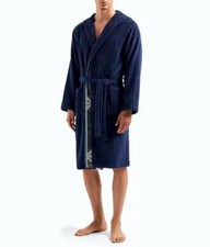 Unisex Bademantel Mit Kapuze Emporio Armani-Banda Logotape